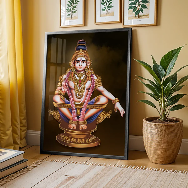 Swami Ayyappan Artwork – 14 x 21 Inch